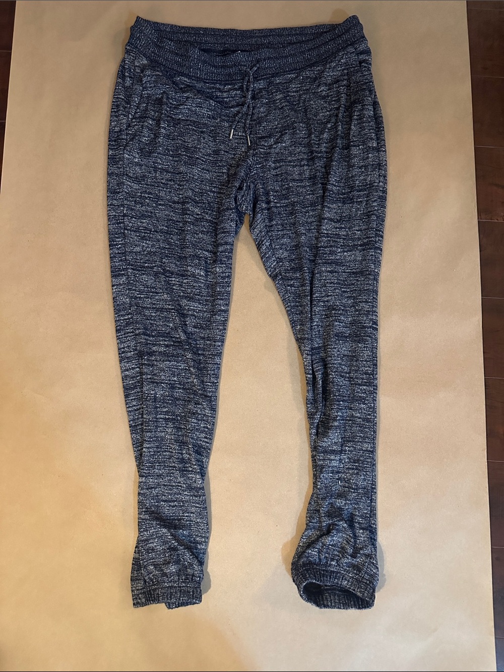 GAP Women's Heathered Navy Jogger Pants
